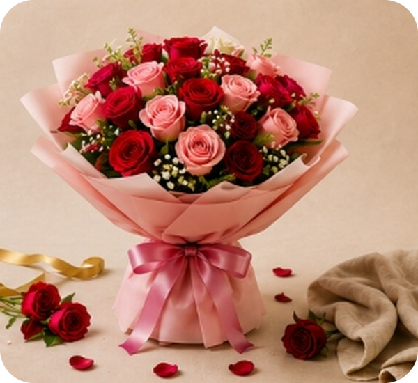 Assorted Color Rose Bouquet