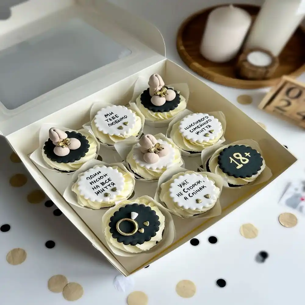 Bachelorette Theme Cupcakes - TF Cakes Online Delivery Freshly baked handcrafted Bachelorette Theme Cupcakes – Cake design by TF Cakes