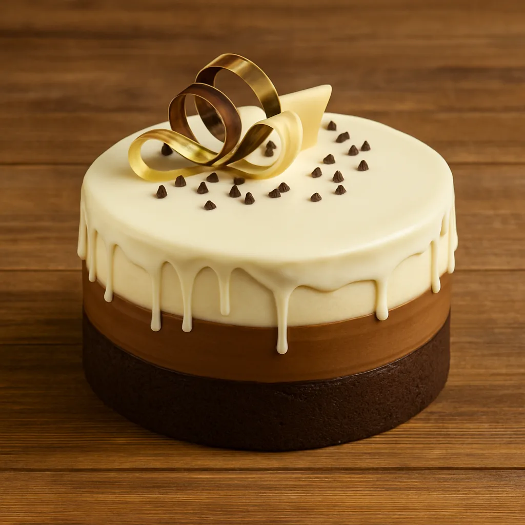 Bianco Cascade - TF Cakes Online Delivery Freshly baked handcrafted Bianco Cascade – Cake design by TF Cakes