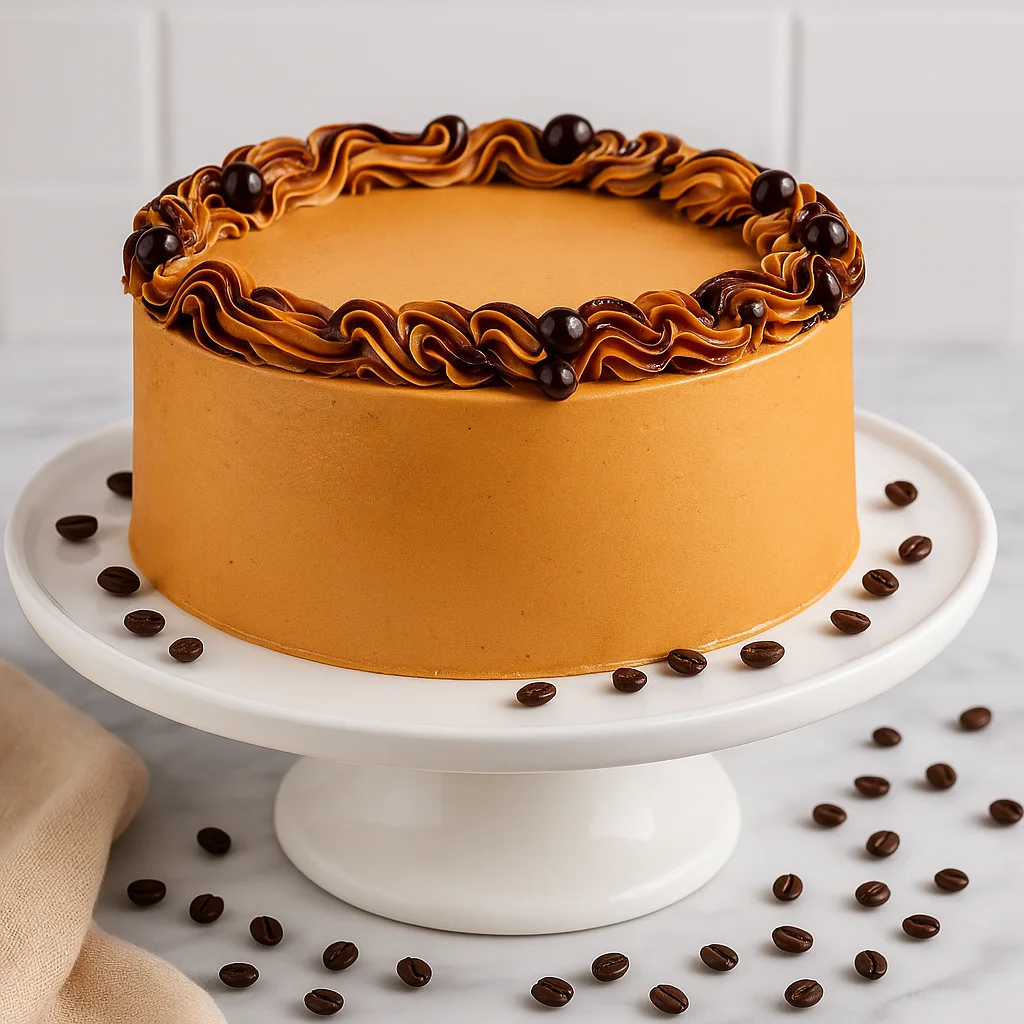Coffee Cream Cake - TF Cakes Online Delivery Freshly baked handcrafted Coffee Cream Cake – Cake design by TF Cakes