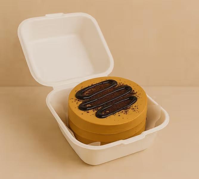 Coffee Mocha Bento Cake - TF Cakes Online Delivery Freshly baked handcrafted Coffee Mocha Bento Cake – Cake design by TF Cakes