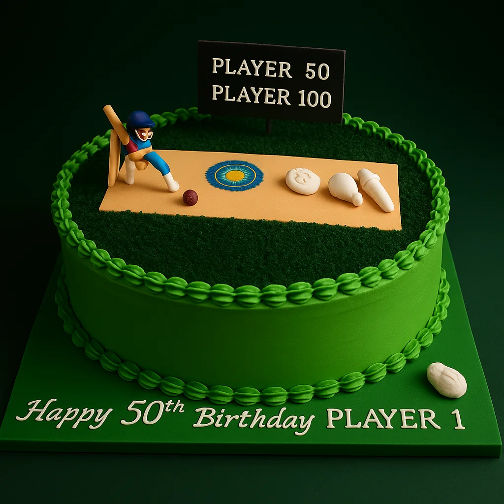Cricket Milestone Scoreboard Cake - TF Cakes Online Delivery Freshly baked handcrafted Cricket Milestone Scoreboard Cake – Cake design by TF Cakes