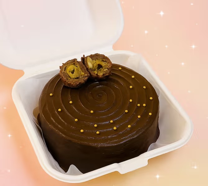 Ferrero Rocher Bento Cake - TF Cakes Online Delivery Freshly baked handcrafted Ferrero Rocher Bento Cake – Cake design by TF Cakes