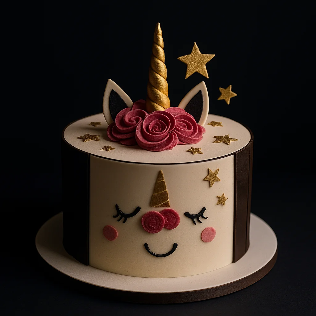 Full Face Unicorn Sheet Cake - TF Cakes Online Delivery Freshly baked handcrafted Full Face Unicorn Sheet Cake – Cake design by TF Cakes