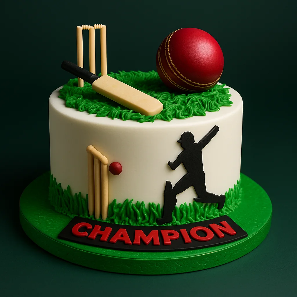 Jersey Cricket Gear Cake - TF Cakes Online Delivery Freshly baked handcrafted Jersey Cricket Gear Cake – Cake design by TF Cakes