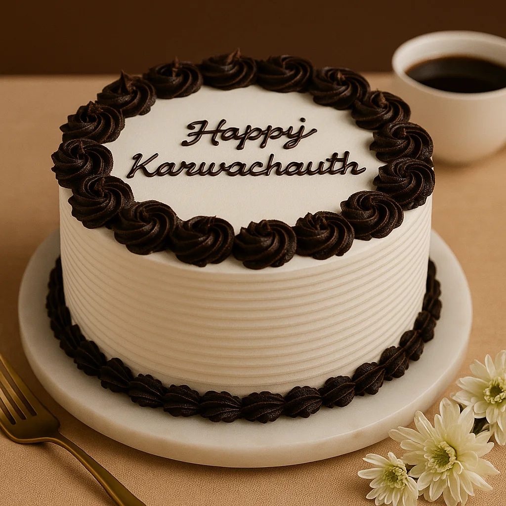 Karwa Chauth Cake - TF Cakes Online Delivery Freshly baked handcrafted Karwa Chauth Cake – Cake design by TF Cakes