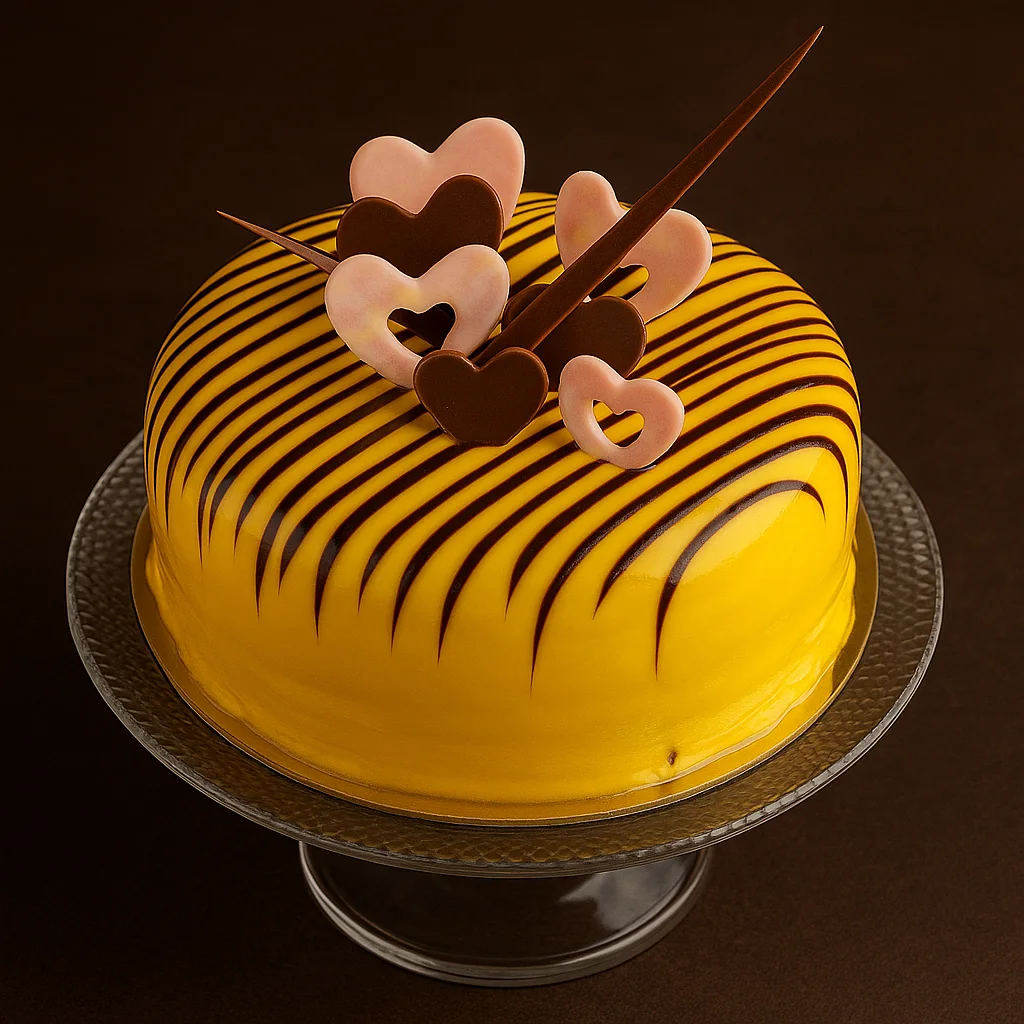 Love Heart Drip Cake - TF Cakes Online Delivery Freshly baked handcrafted Love Heart Drip Cake – Cake design by TF Cakes