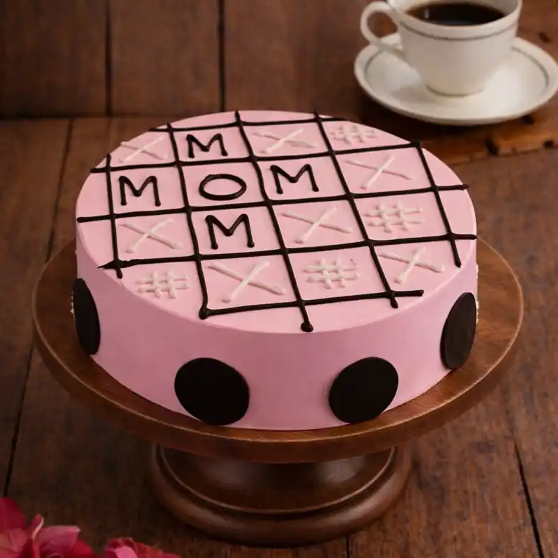 Freshly baked handcrafted MOM Special Pineapple Theme Cake – Cake design by TF Cakes