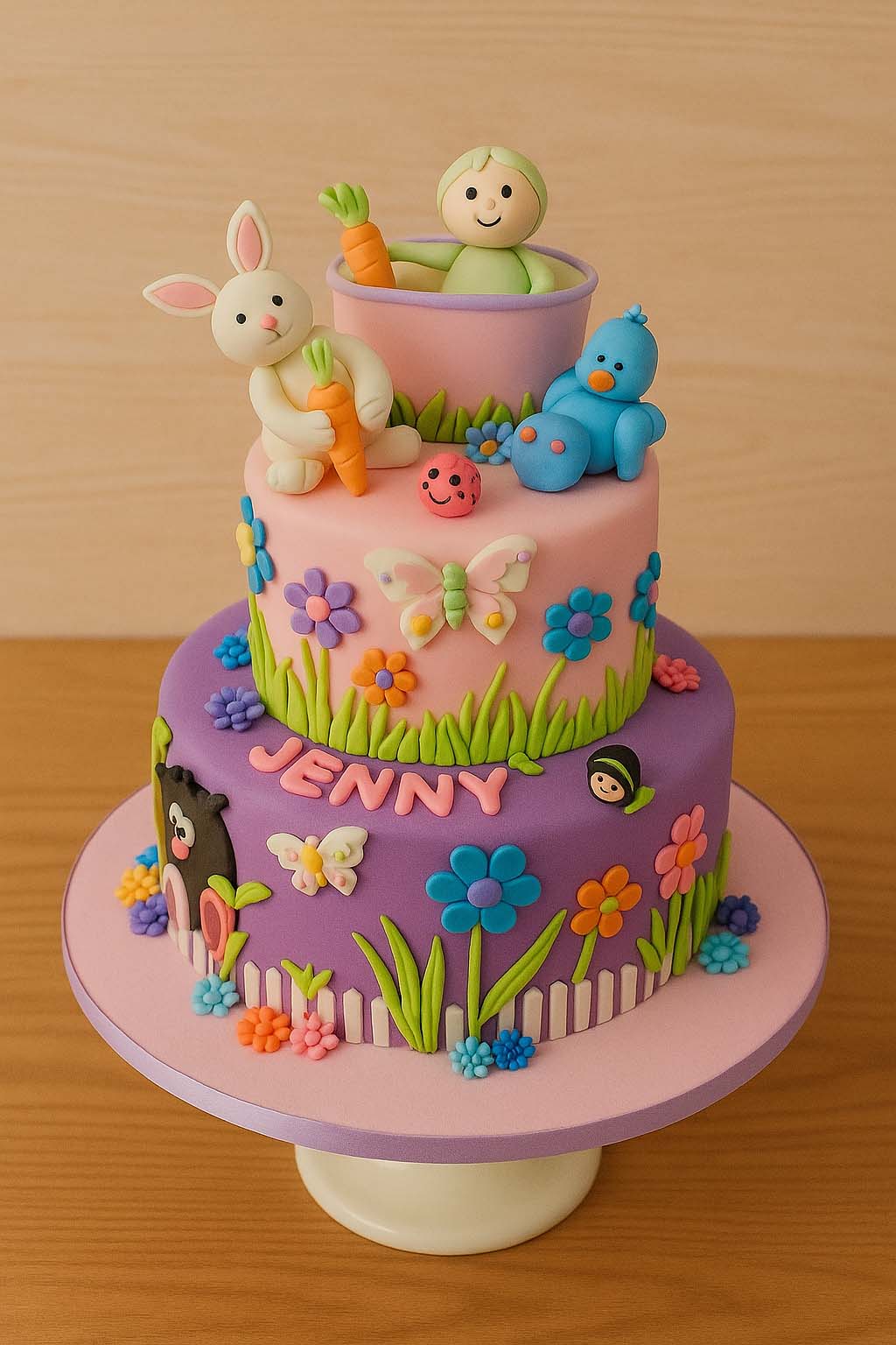 Cartoon Theme Birthday Cake - TF Cakes Online Delivery Freshly baked handcrafted Cartoon Theme Birthday Cake – Cake design by TF Cakes