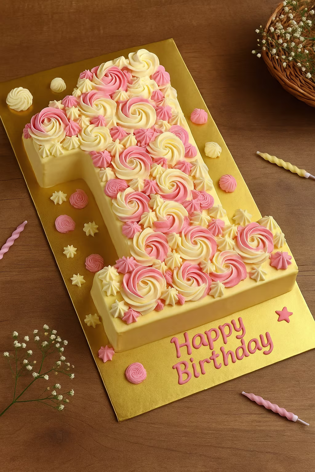Number 1 Birthday Cake - TF Cakes Online Delivery Freshly baked handcrafted Number 1 Birthday Cake – Cake design by TF Cakes