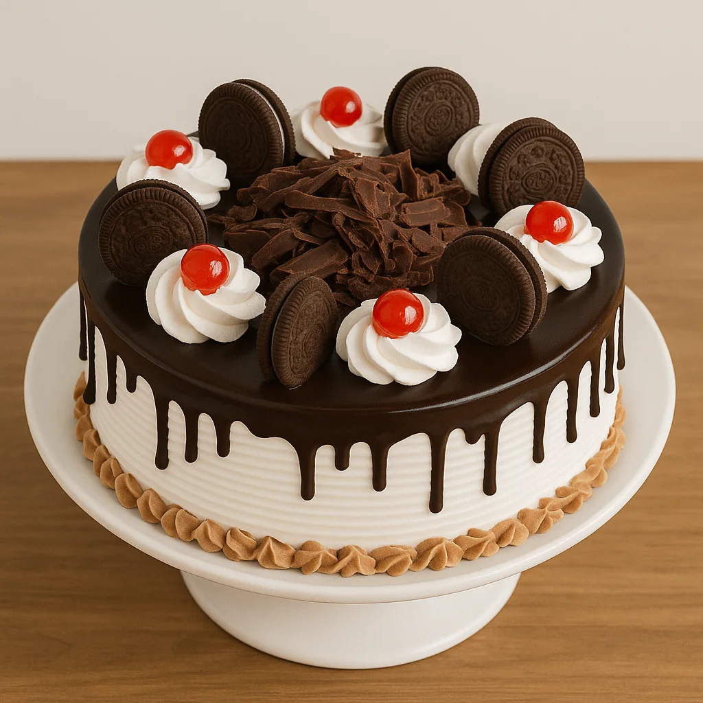 Oreo Drip Forest Cake - TF Cakes Online Delivery Freshly baked handcrafted Oreo Drip Forest Cake – Cake design by TF Cakes
