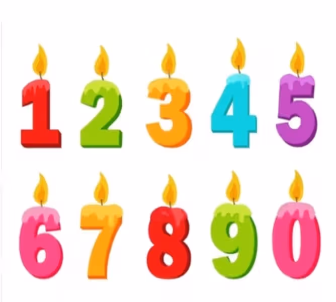 Freshly baked handcrafted Number Candle – Cake design by TF Cakes