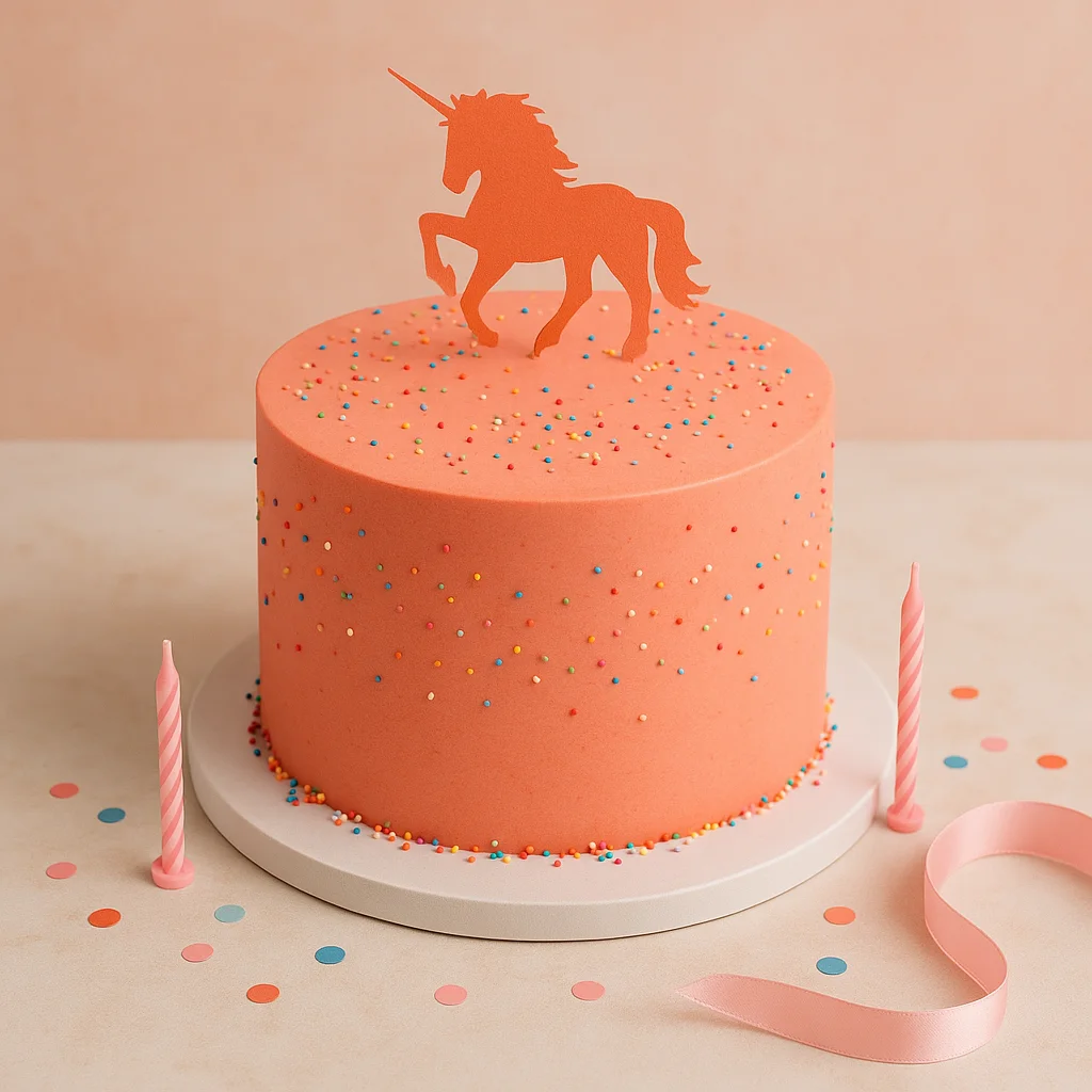 Unicorn Face with Butterfly Drip Cake - TF Cakes Online Delivery Freshly baked handcrafted Unicorn Face with Butterfly Drip Cake – Cake design by TF Cakes