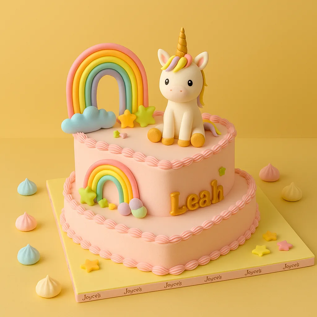 Unicorn Head with Rainbow Gold Cake - TF Cakes Online Delivery Freshly baked handcrafted Unicorn Head with Rainbow Gold Cake – Cake design by TF Cakes